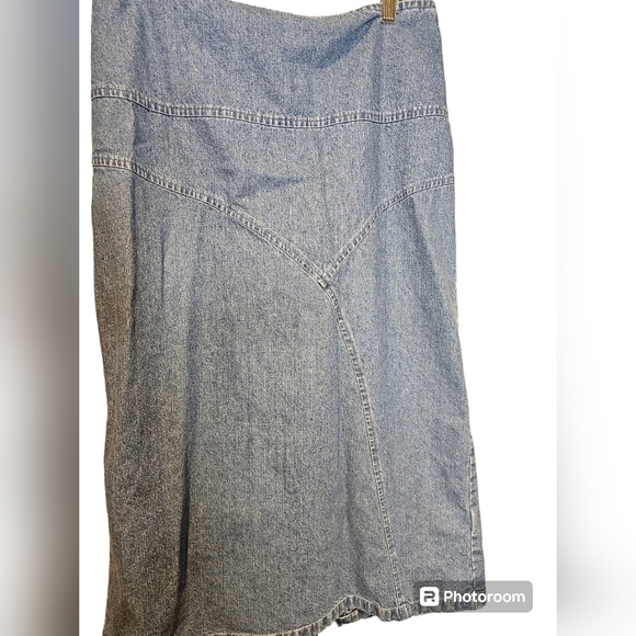 Vintage Jean Maxi Skirt Christopher and Banks  size 12 - Picture 4 of 7